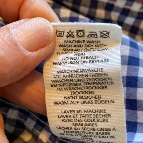 Baby Boden Long Sleeve Button Down Boys Shirt size 12-18 months - Picture 6 of 7